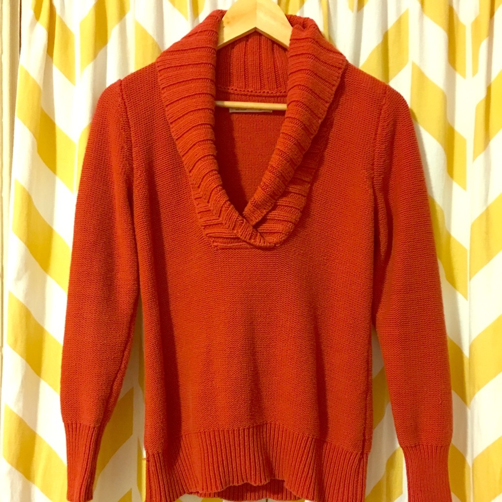 Cozy Old Navy Burnt Orange Sweater